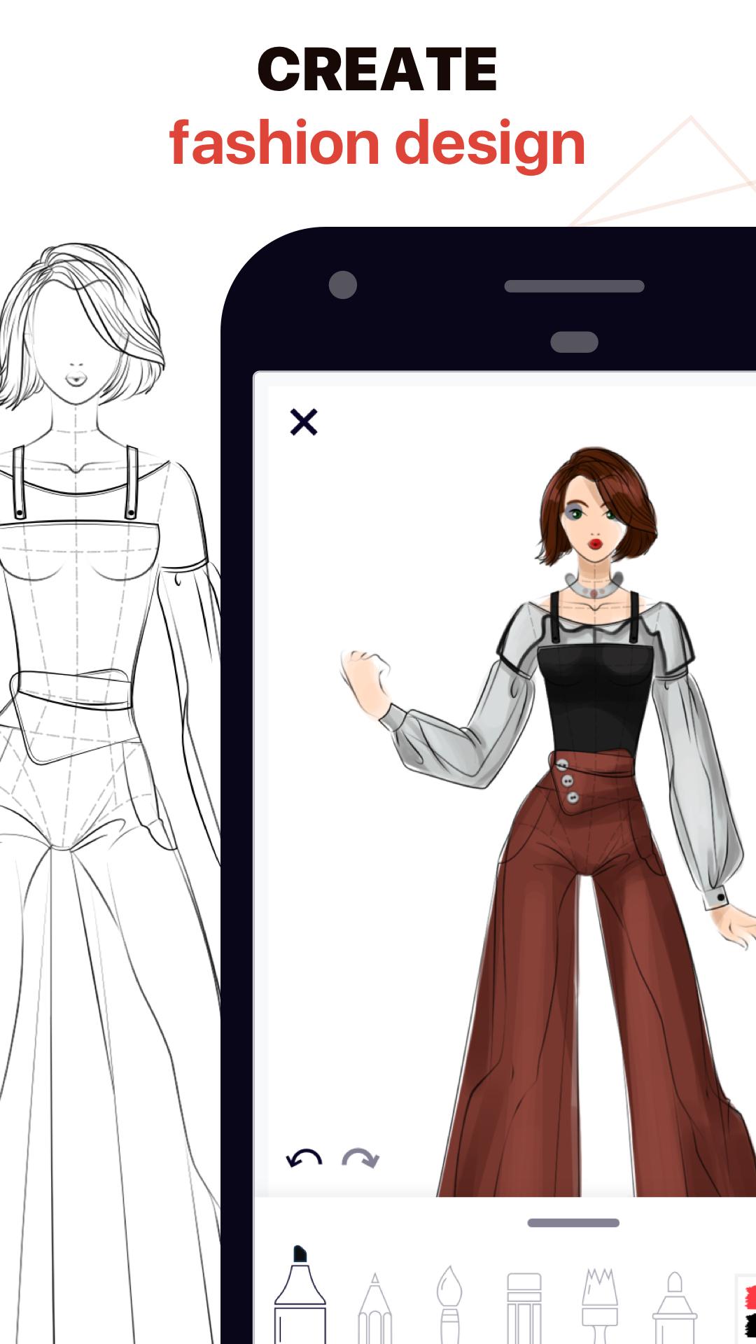 ดาวน์โหลด Fashion Design Sketches APK สำหรับ Android