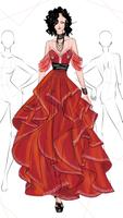 Fashion Design Sketches اسکرین شاٹ 2