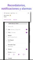 Recordatorios: Lista y notas captura de pantalla 1