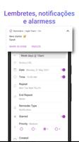 Lembretes: Lista de tarefas imagem de tela 1