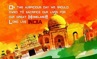 Independence Day wishes, quotes, greetings, Images Affiche