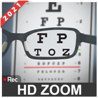 óculos de leitura de câmera com zoom de bolso ícone