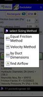 Ductulator - HVAC duct sizing screenshot 1