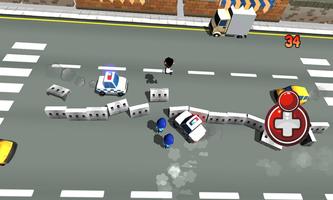 Crazy Police Fights syot layar 3