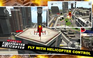 برنامه‌نما Modern Firefighter Helicopter عکس از صفحه