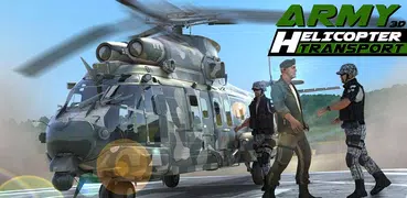 Army Helicopter Transporter Pilot Simulator 3D