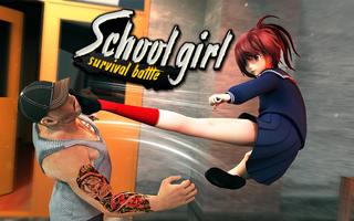 School Girl Survival Battle 3D Ekran Görüntüsü 3