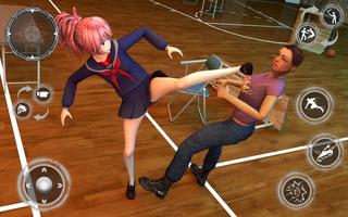School Girl Survival Battle 3D ポスター