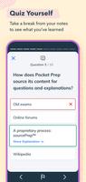 برنامه‌نما Pocket Prep عکس از صفحه