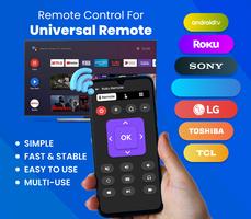 universal tv remote control โปสเตอร์