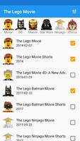 List of Lego films and TV seri 海報