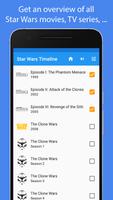 Timeline for Star Wars 海報