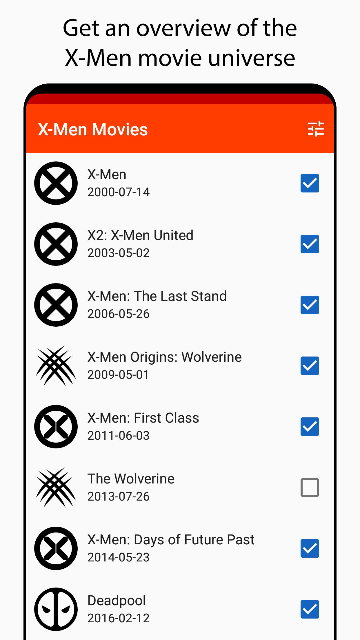 Timeline For X Men Movies For Android Apk Download