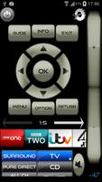 Remote for Virgin Media+TV+DVD Cartaz