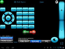 Remote for Panasonic TV+BD+AVR syot layar 2