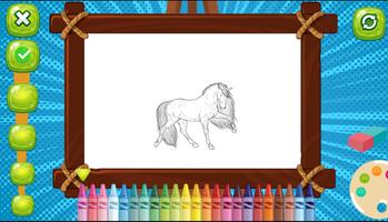 Horses Coloring Book screenshot 2