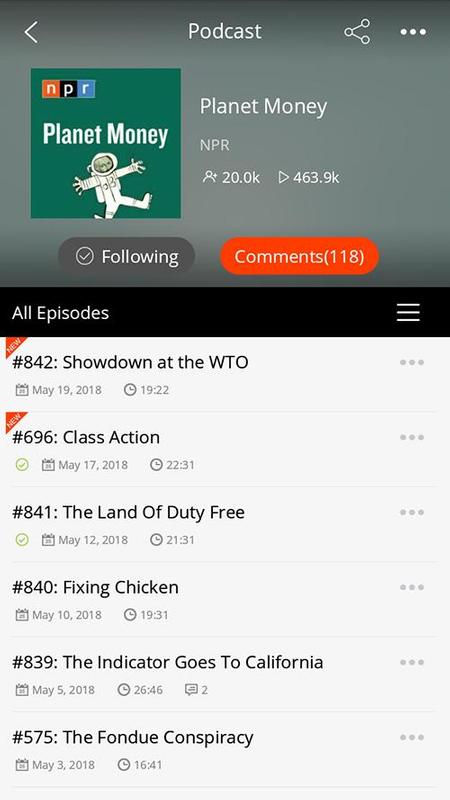 podcast app podcast player