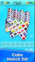 Cube Tile Match 3D Master Affiche