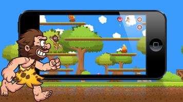 Caveman Run - Prehistoric Run captura de pantalla 2