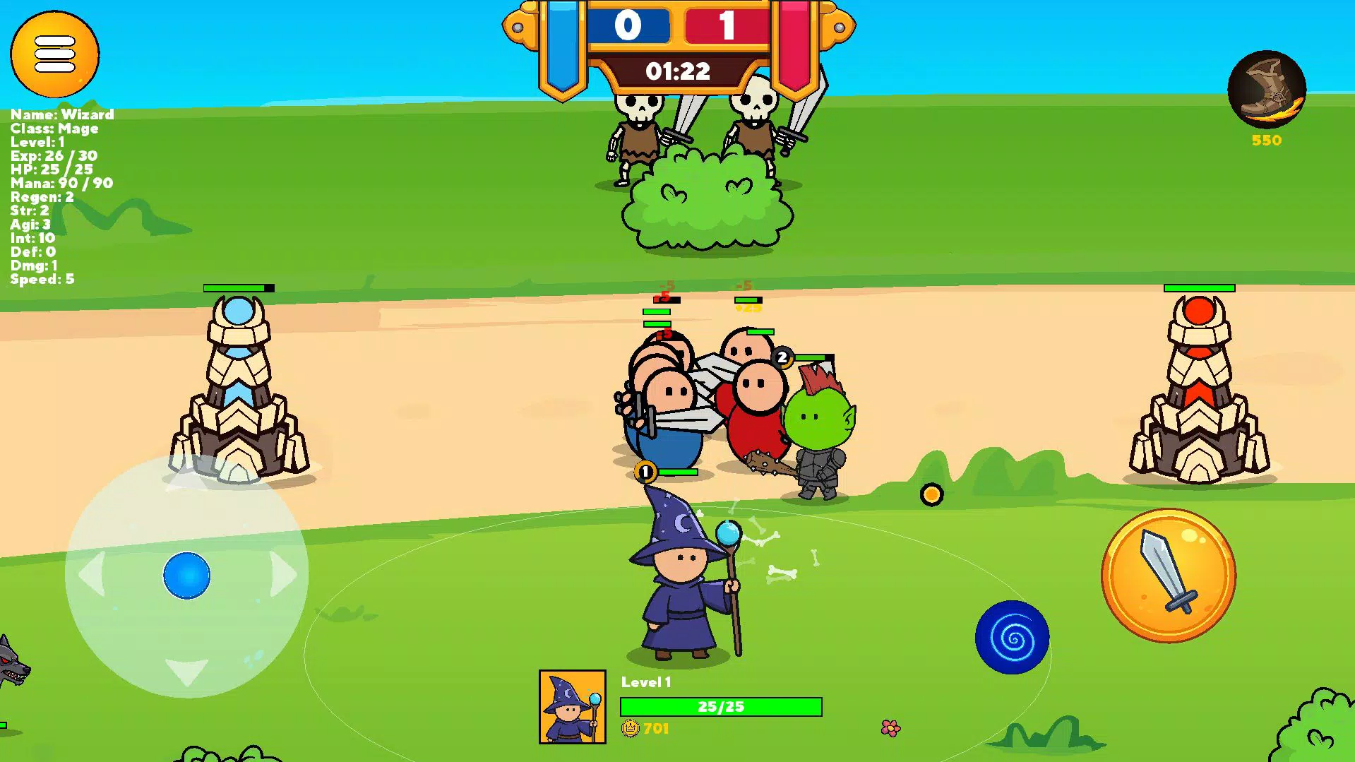 Feat Legends: 2D Arena MOBA