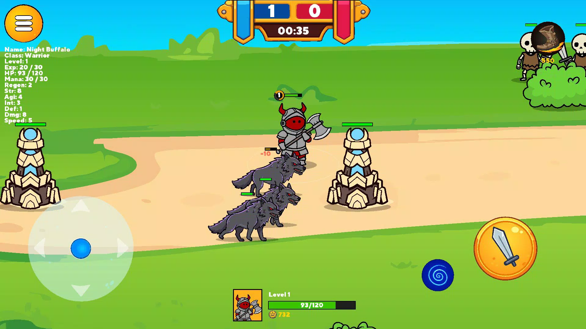 Feat Legends: 2D Arena MOBA