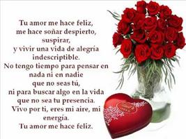 Poemas de amor con imagenes پوسٹر