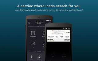 Find loads TRansportica Driver الملصق