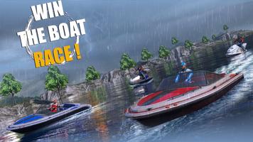 Speed boat racing games 3d Cartaz