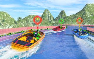 Speed boat racing games 3d imagem de tela 2