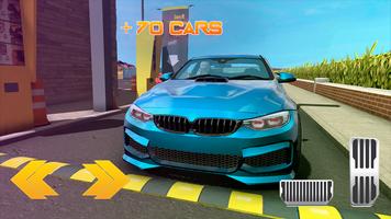 Jeux stationnement voiture 3d Affiche