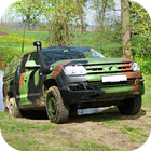 Offroad Pickup Cargo Truck 3D-icoon