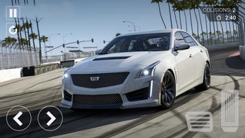 Car Cadillac CTS-V City Drive screenshot 2