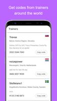 Trainer codes plakat