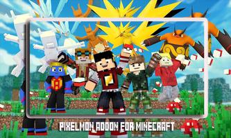 Pixelmon Mod Minecraft pocket Affiche