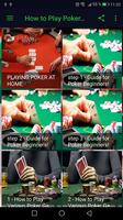 How to Play Poker Game Affiche