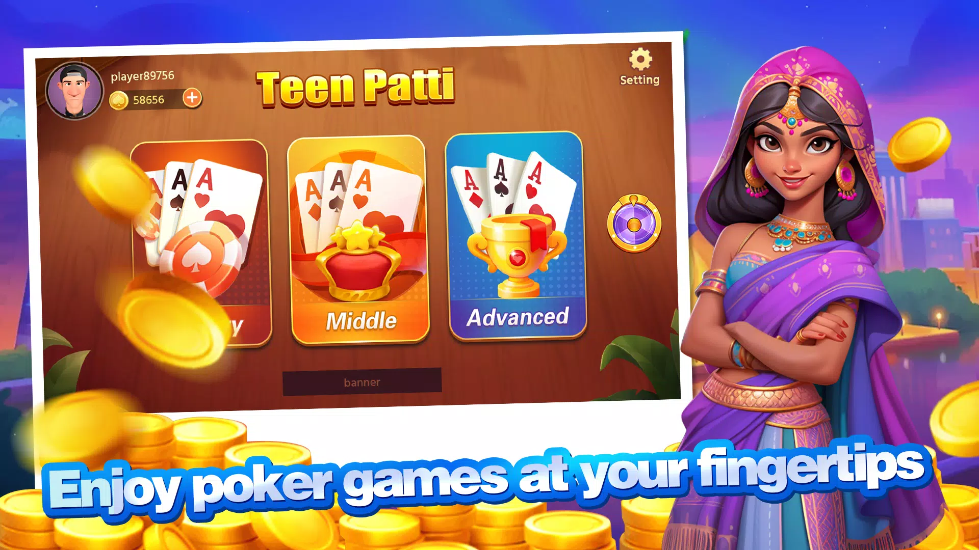 Three Poker Flight