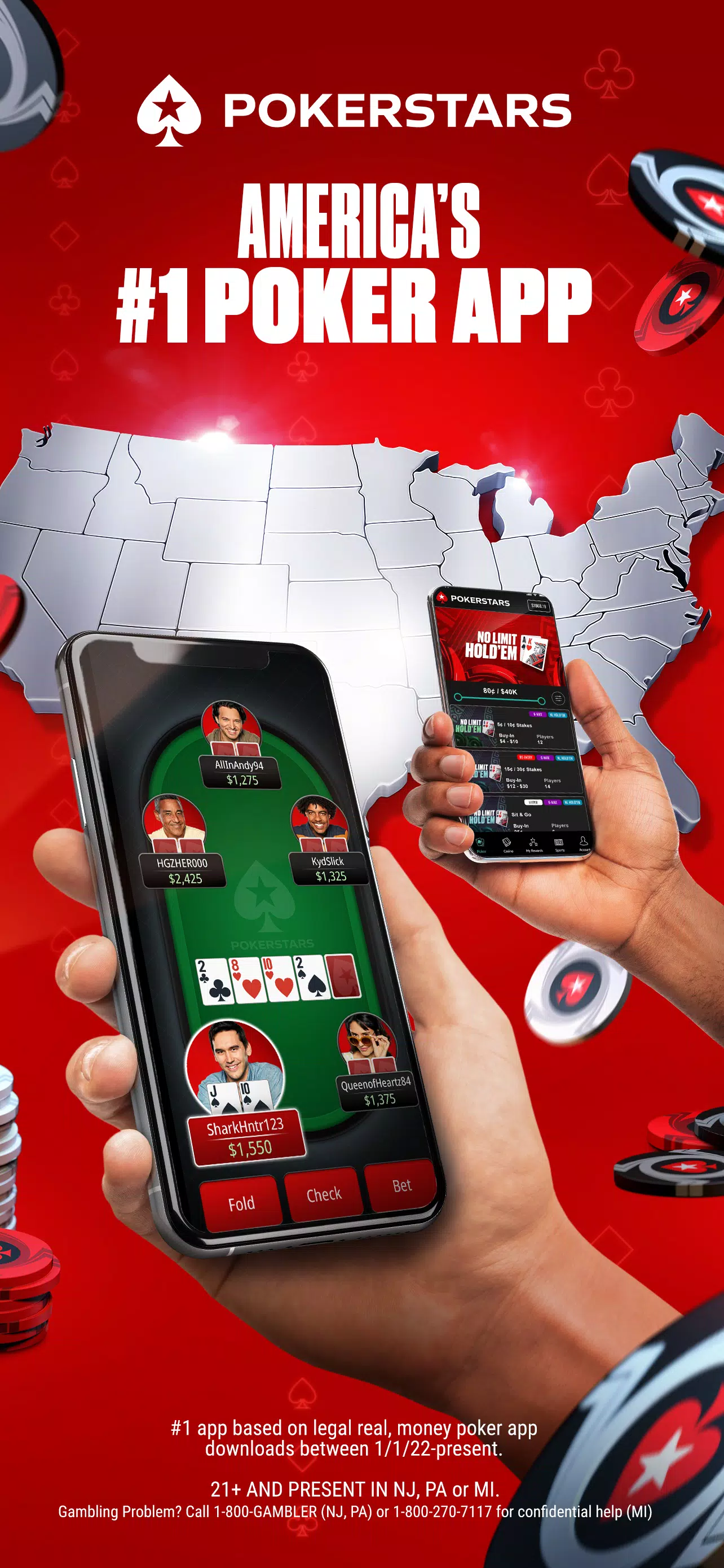 Poker Mobile - Jogos de Poker e Apps Grátis de iPhone®, iPad®, Android™ -  PokerStars