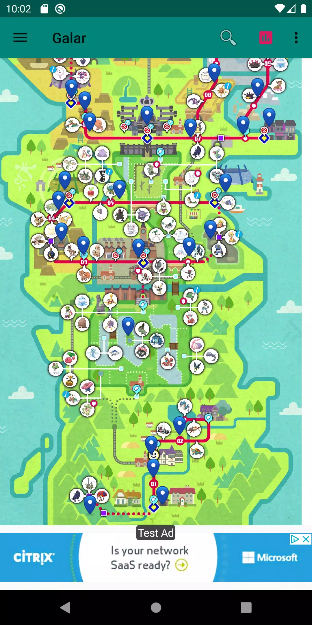 Pokemon Sword Type chart Map for Nintendo Switch by J_DJ - GameFAQs