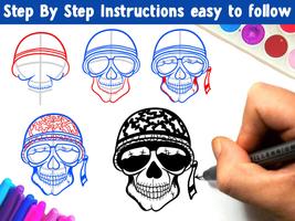 How To Draw Skull Tattoos 截图 3