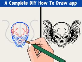 How To Draw Skull Tattoos 截图 2