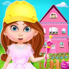 Princess Doll House Cleaning & Decoration Games XAPK Herunterladen