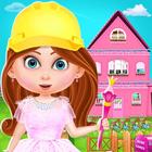 Princess Doll House Cleaning & Decoration Games আইকন