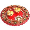 Pooja thali design and decoration idea