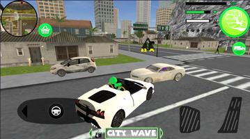 Green Pool Stickman Rope Hero Gangstar Crime تصوير الشاشة 1