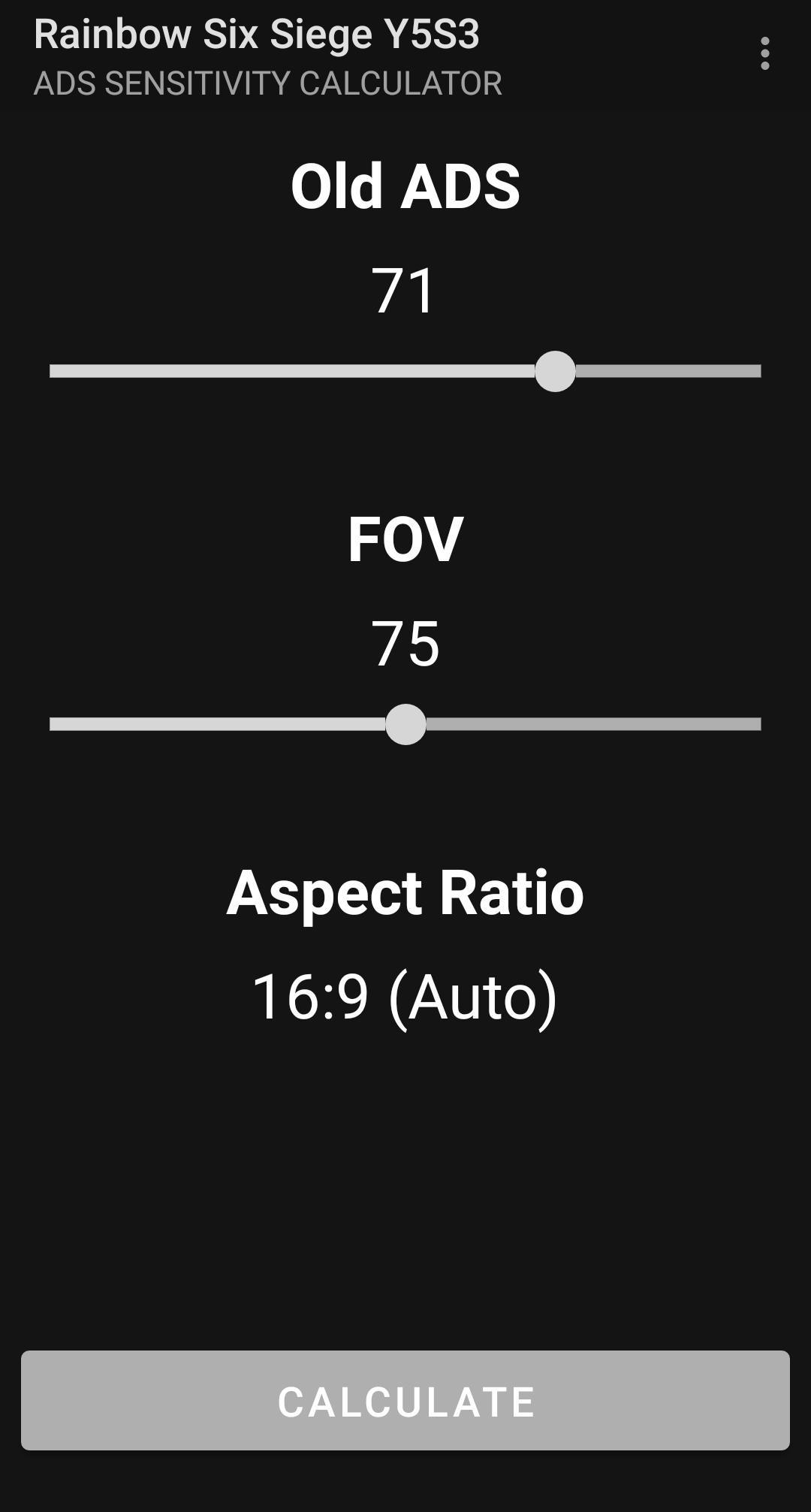 Rainbow Six Siege Y5s3 Ads Sensitivity Calculator For Android Apk Download