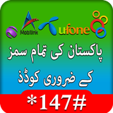 All Sim Important USSD Codes of Pakistan icône