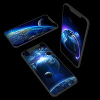 Earth & Moon 3D Wallpaper PRO 截图 1