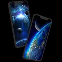 Earth & Moon 3D Wallpaper PRO Screenshot 2