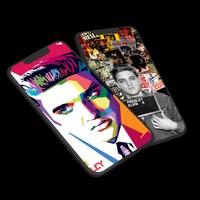 Elvis Presley Wallpaper Affiche