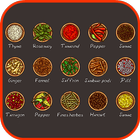 Cooking Herbs and Spices usage-icoon